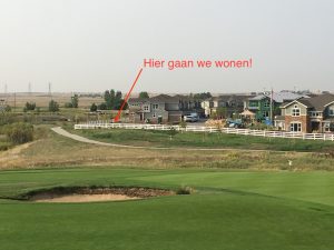 Uitzicht vanaf de golf course
