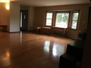 Dakloos: Lege woonkamer