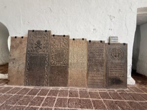 Gravestones at St. Paul's also known as  Bovenkerk